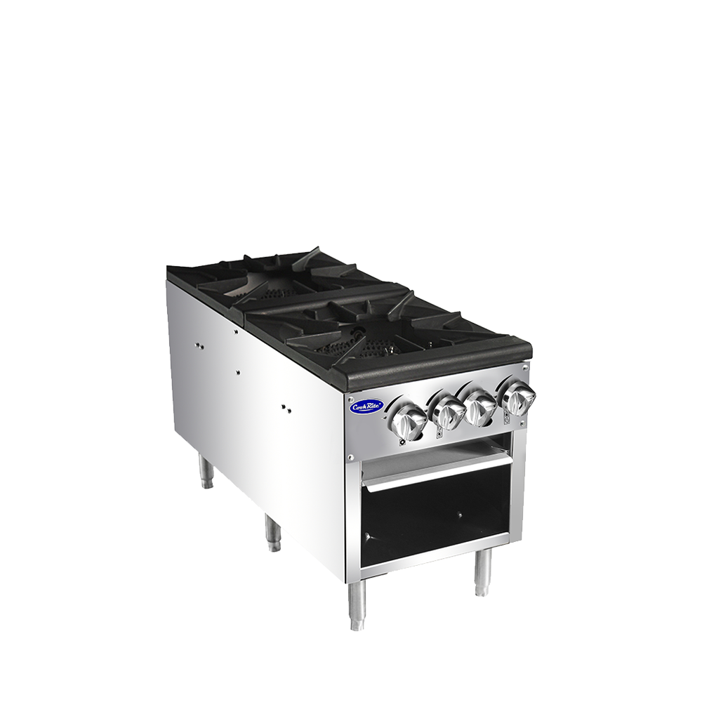 Atosa ATSP-18-2L — Double Stock Pot Stove, Low Height