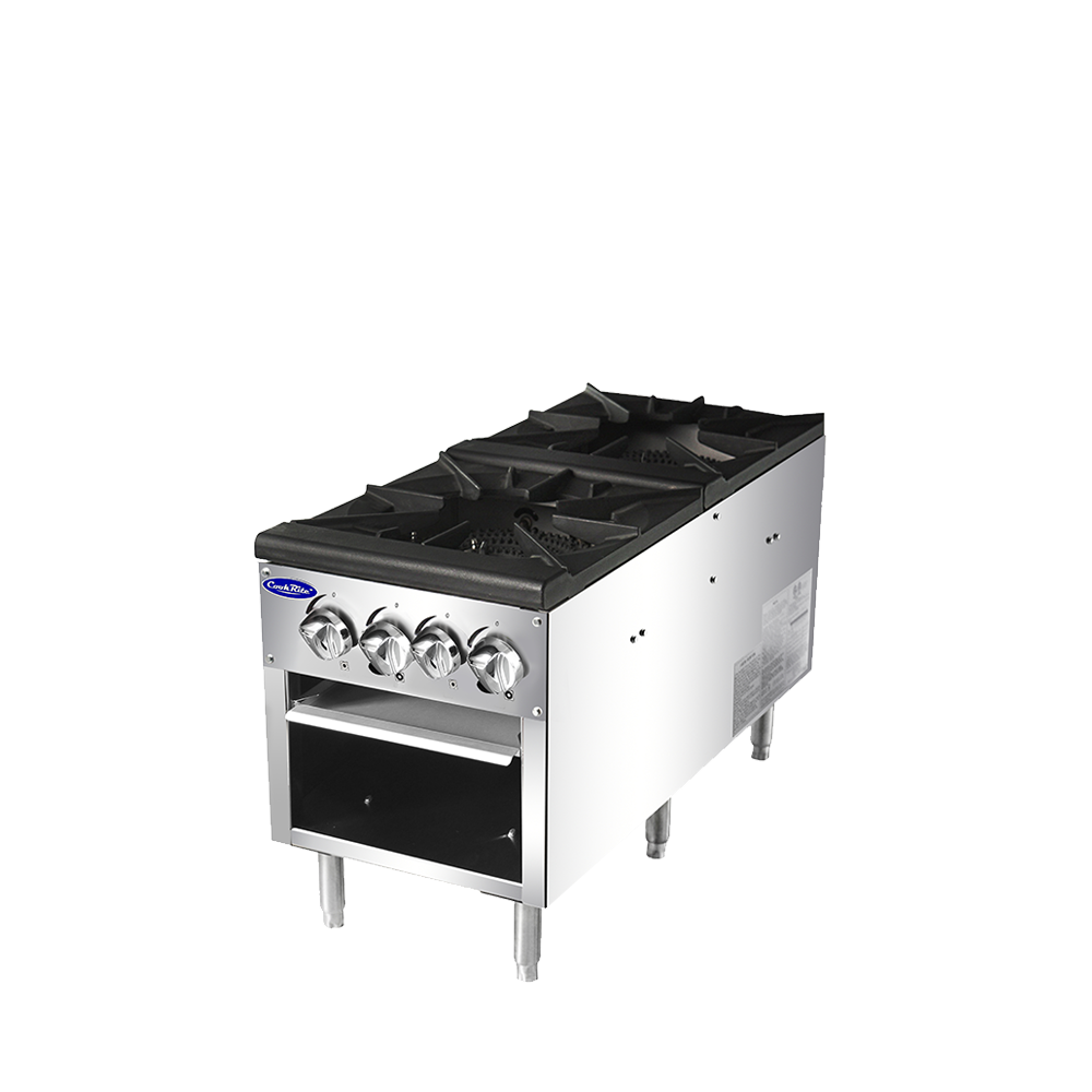Atosa ATSP-18-2L — Double Stock Pot Stove, Low Height
