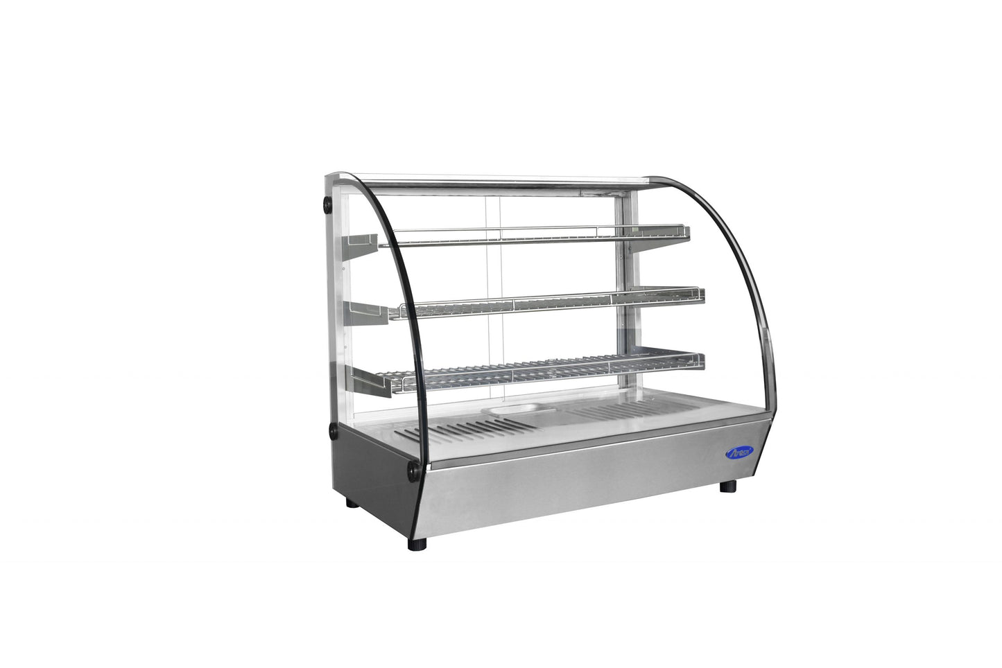Atosa CHDC-44 — Countertop Heated Curved Display Case (4.4 cu ft)