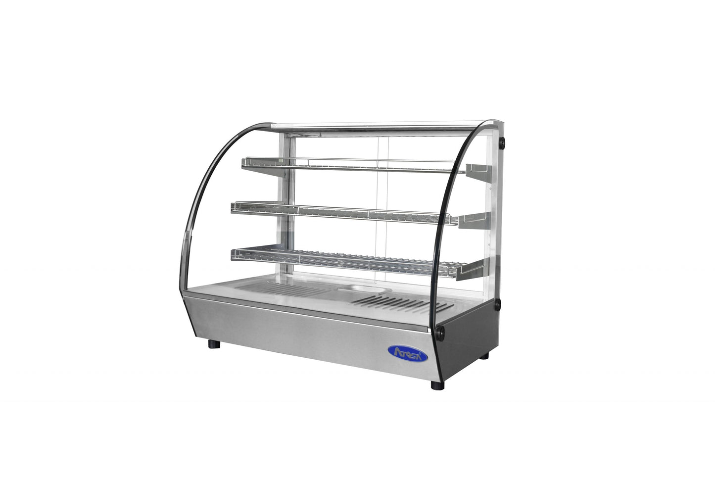 Atosa CHDC-44 — Countertop Heated Curved Display Case (4.4 cu ft)