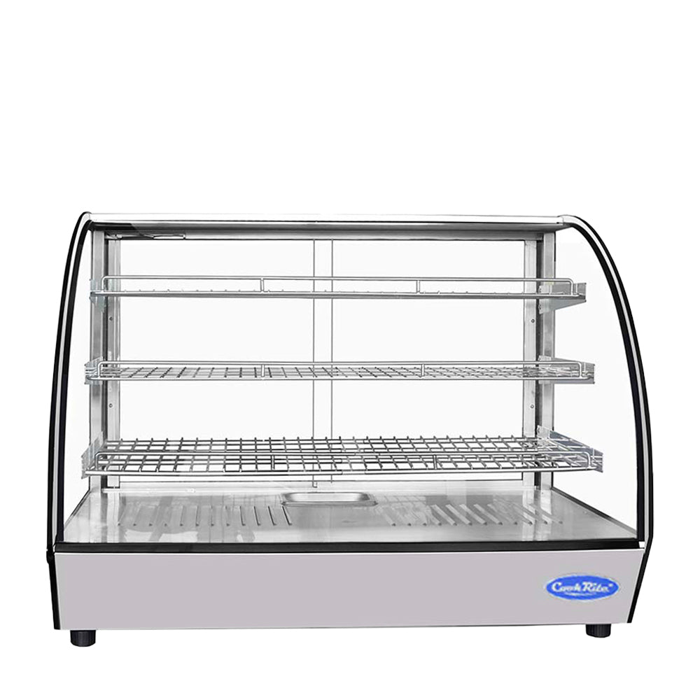 Atosa CHDC-56 — Countertop Heated Curved Display Case (5.6 cu ft)