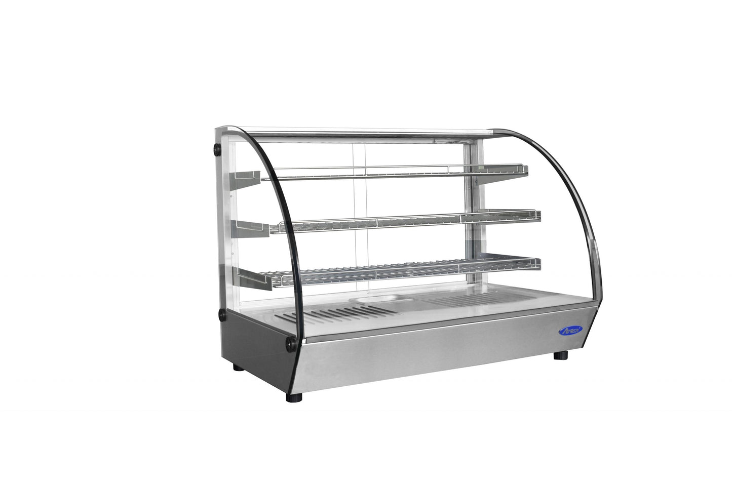 Atosa CHDC-56 — Countertop Heated Curved Display Case (5.6 cu ft)