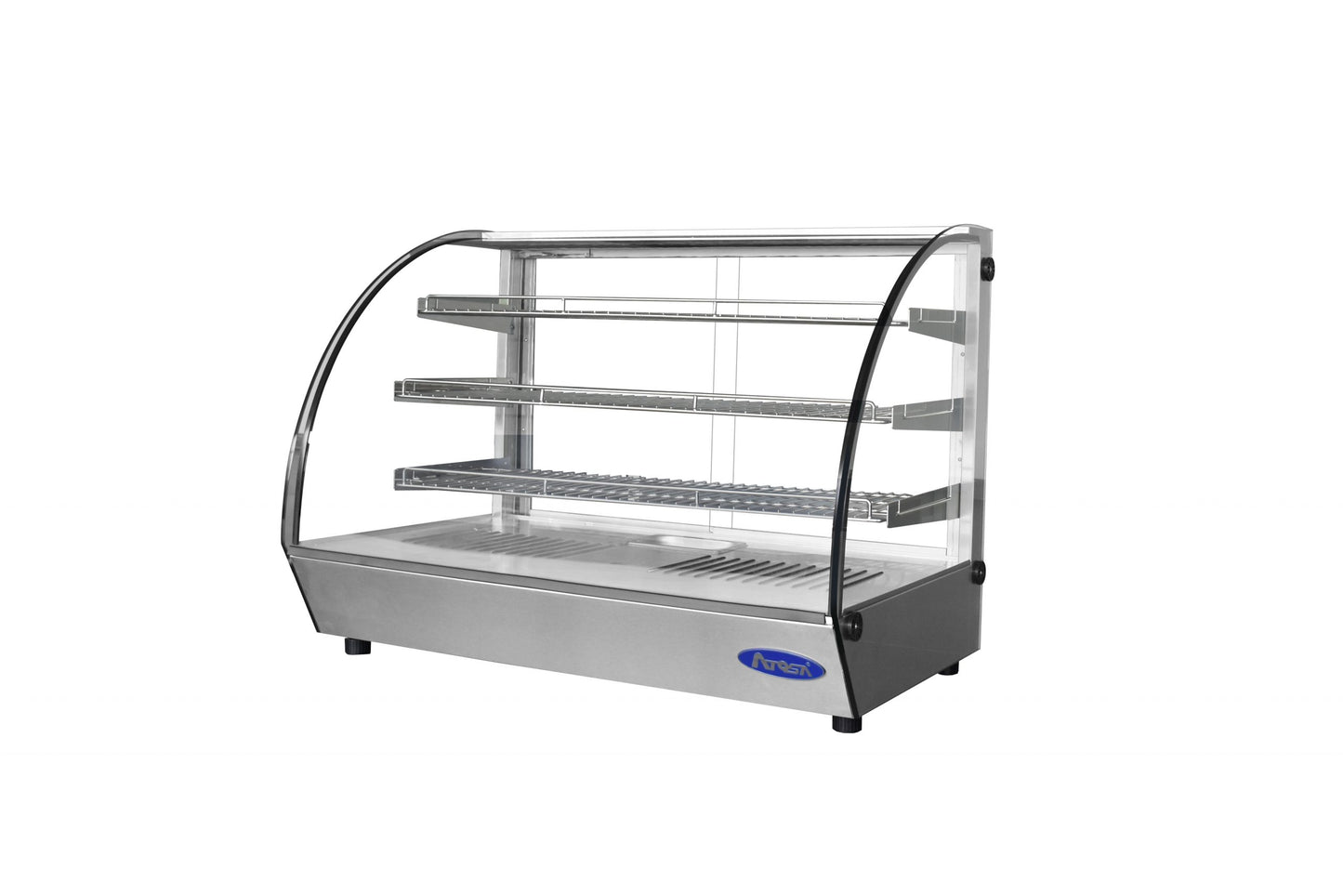 Atosa CHDC-56 — Countertop Heated Curved Display Case (5.6 cu ft)