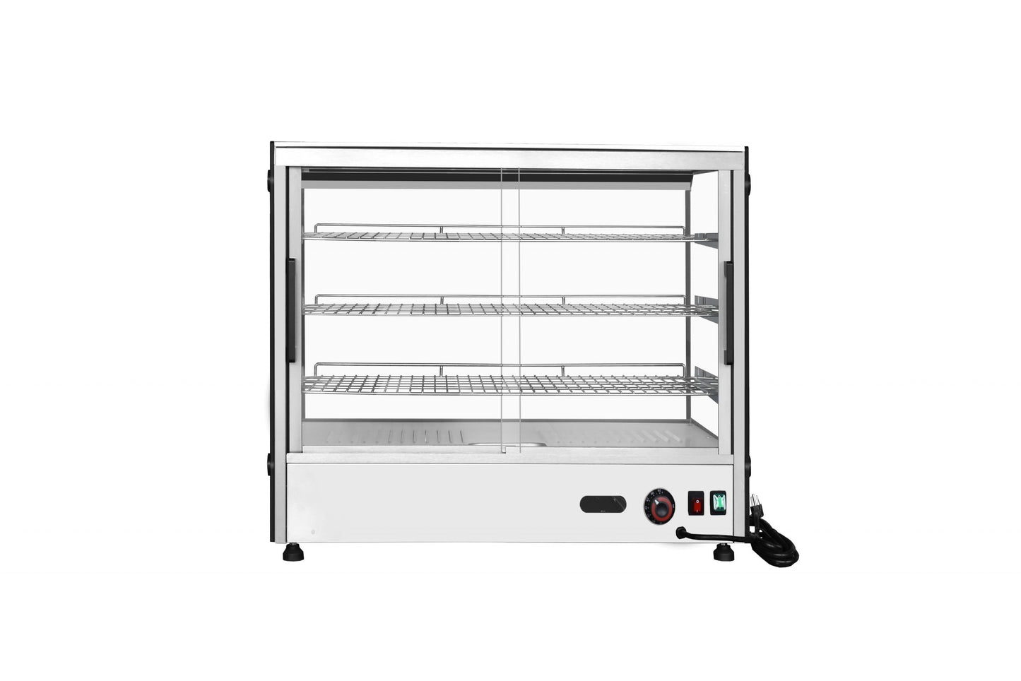 Atosa CHDS-53 — Countertop Heated Square Display Case (5.3 cu ft)
