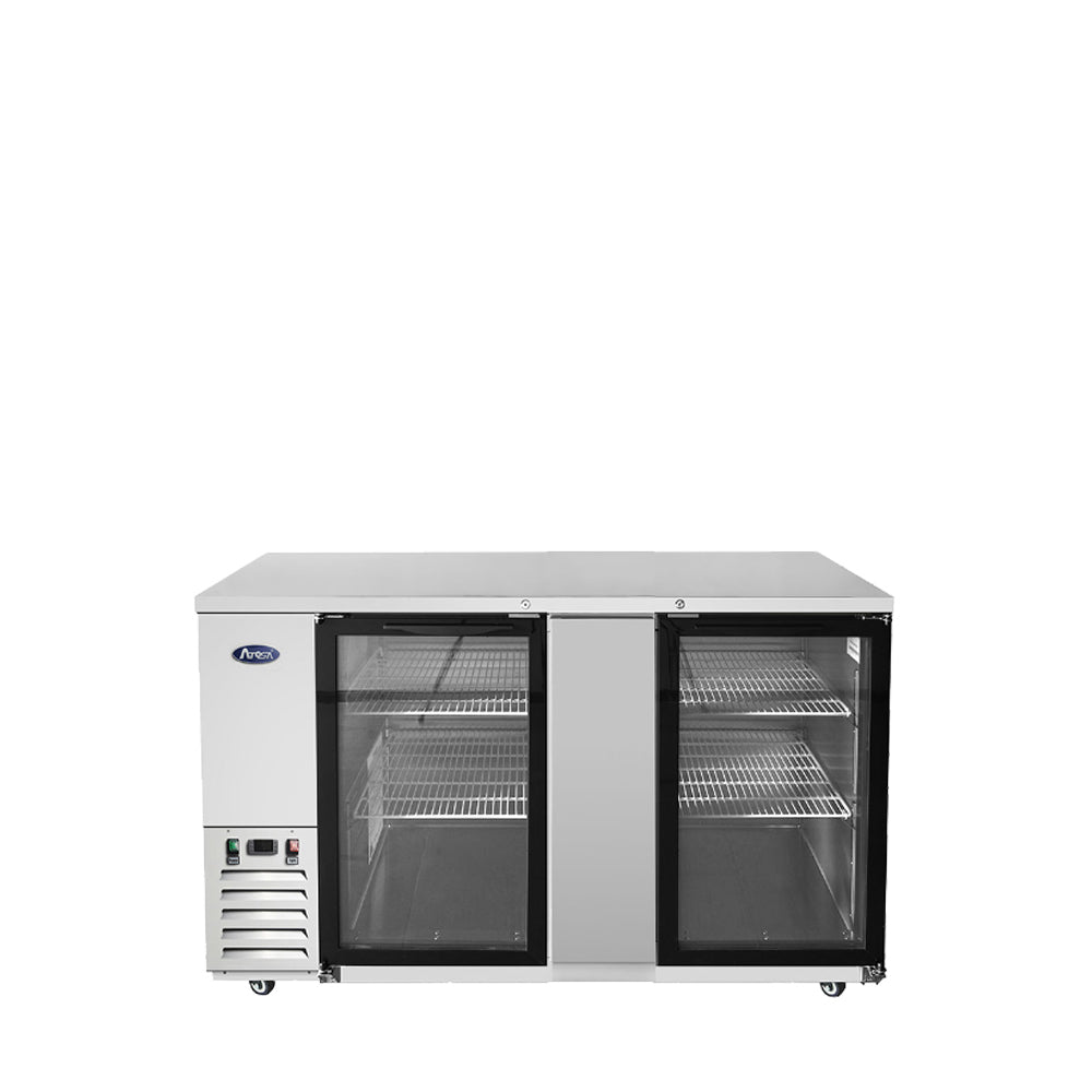 Atosa MBB69GGR — 69″ Back Bar Cooler with Glass Doors
