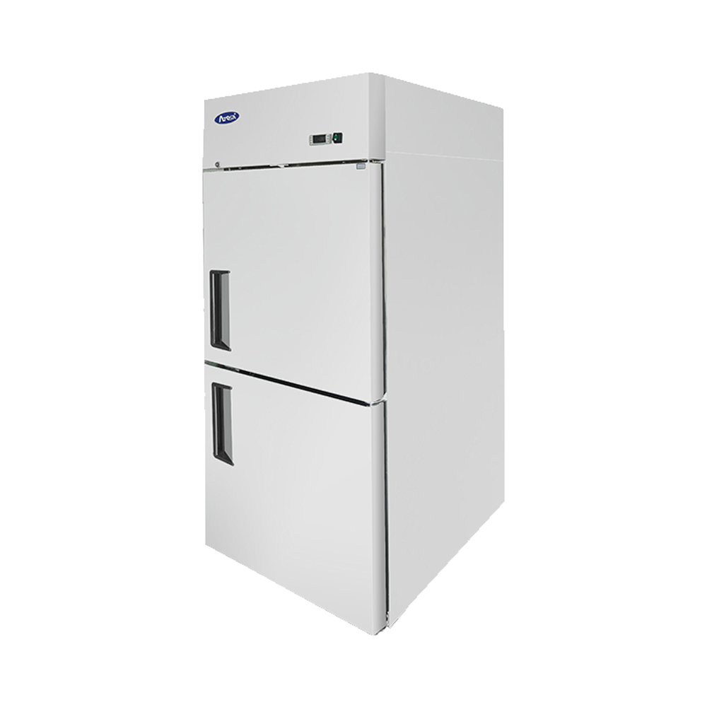 Atosa MBF8010GR — Top Mount Two (2) Divided Door Reach-in Refrigerator