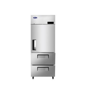Atosa MBF8021GR - Top Mount Reach-In 1 Section Freezer Top Door Bottom Drawers