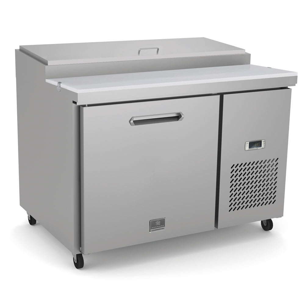 Kelvinator Refrigeration Equipment 1-Door Pizza Prep Table 48" Long 6-1/3 Pan