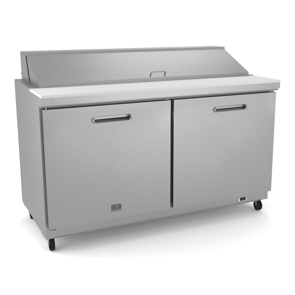 Kelvinator Refrigeration Equipment 2-Door Sandwich/Salad Prep Table 61" Long 16-1/6 Pan