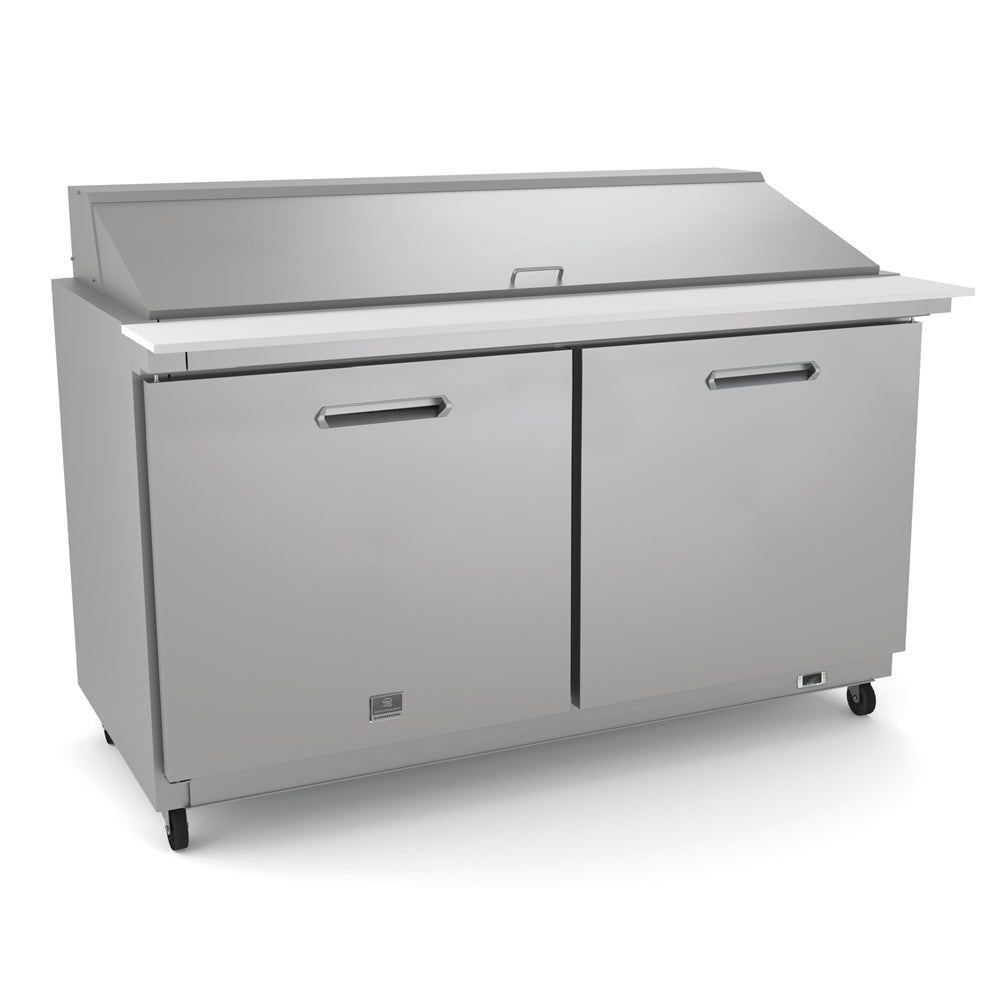 Kelvinator Refrigeration Equipment 2-Door Mega Top Prep 61" Long 24-1/6 Pan