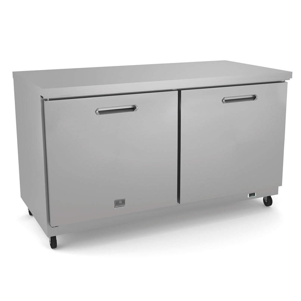 Kelvinator Refrigeration Equipment 2-Door Under Counter Refrigerator 61" Long