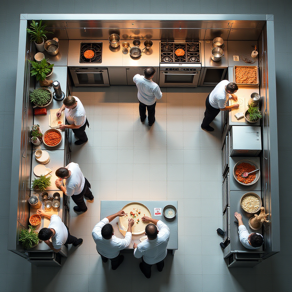 Convention Kitchen Layout How to Maximize Efficiency in a Commercial Kitchen Layout