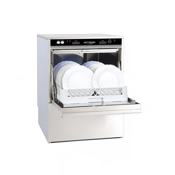 Jet Tech F-18DP High Temp Rack Undercounter Dishwasher - (24) Racks/hr, 208-240v/1ph
