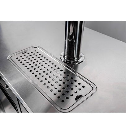 Saba SDD-24-48 Direct Draw Beer Dispenser – 48" Commercial Stainless Steel Draft Beer Cooler