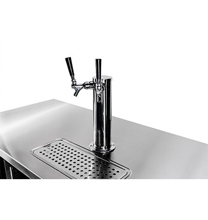 Saba SDD-27-58 Direct Draw Beer Dispenser – 58" Commercial Stainless Steel Draft Beer Cooler