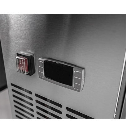 Saba SBB-24-48SS Stainless Steel Back Bar Cooler – 48" Refrigerated Unit with Digital Temperature Control
