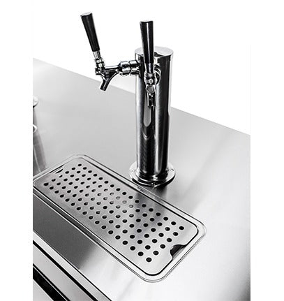 Saba SDD-24-60 Direct Draw Beer Dispenser – 60" Commercial Stainless Steel Draft Beer Cooler