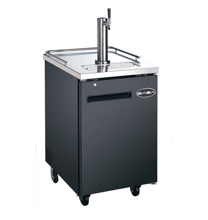 Saba SDD-30-23 Direct Draw Beer Dispenser – 23.5" Commercial Stainless Steel Draft Beer Cooler