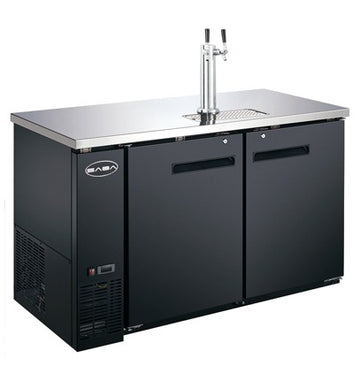 Saba SDD-27-58 Direct Draw Beer Dispenser – 58" Commercial Stainless Steel Draft Beer Cooler