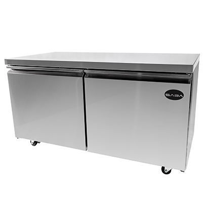 Saba SUC-60F Under-Counter Freezer – 15 Cu.Ft Stainless Steel Commercial Unit