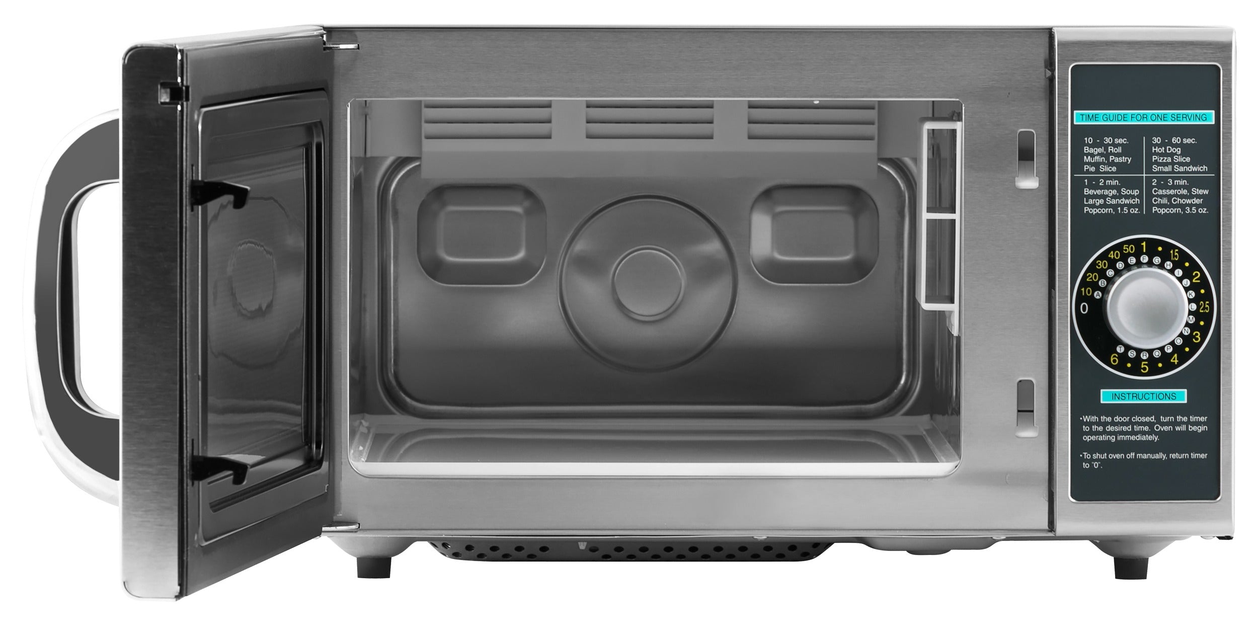 Sharp Medium-Duty Commercial Microwave Oven With 1000 Watts (R21LCFS)