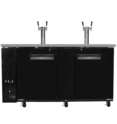 Saba SDD-27-69 Direct Draw Beer Dispenser – 69" Commercial Stainless Steel Draft Beer Cooler