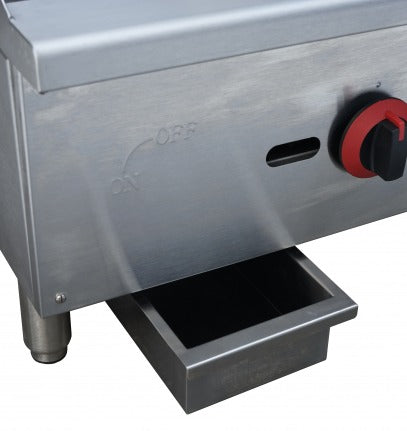 SABA MG-48 Gas Griddle – 48", 120,000 BTU, Stainless Steel, Natural Gas/Propane