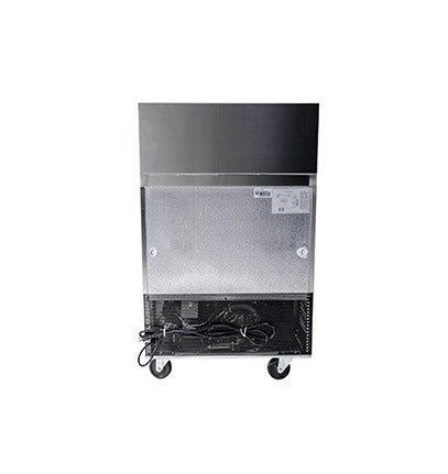 Saba Corpusa SPS-27-12M Mega-Top Sandwich/Salad Prep Table – 27-1/2" Stainless Steel Station with 12 Pans & 5.7 Cu. Ft. Storage