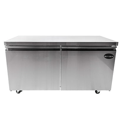 Saba SUC-60R Under-Counter Refrigerator – 15 Cu.Ft Stainless Steel Commercial Unit