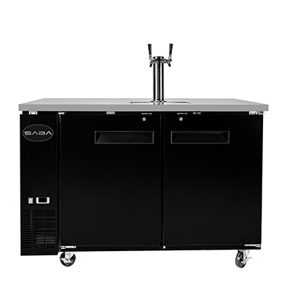 Saba SDD-27-58 Direct Draw Beer Dispenser – 58" Commercial Stainless Steel Draft Beer Cooler