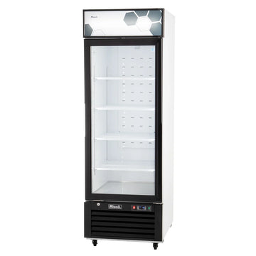 Migali C-23FM-HC 27" One Section Display Freezer w/ Swing Door - Bottom Mount Compressor, White, 115v