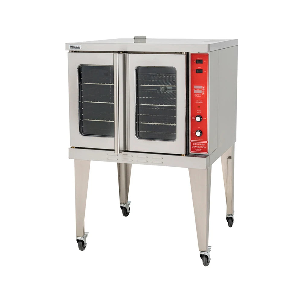 Migali C-CO1-SD-NG Competitor Series® Single Full Size Natural Gas Convection Oven - 46,000 BTU