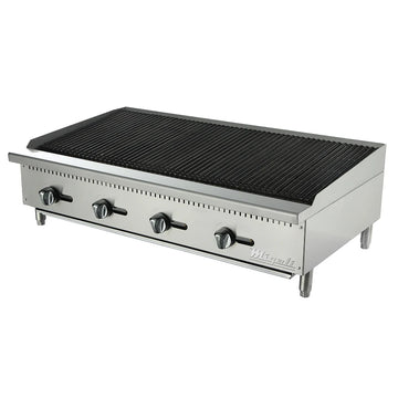 Migali C-CR48 48" Natural Gas Charbroiler w/ Cast Iron Grates, 140,000 BTU