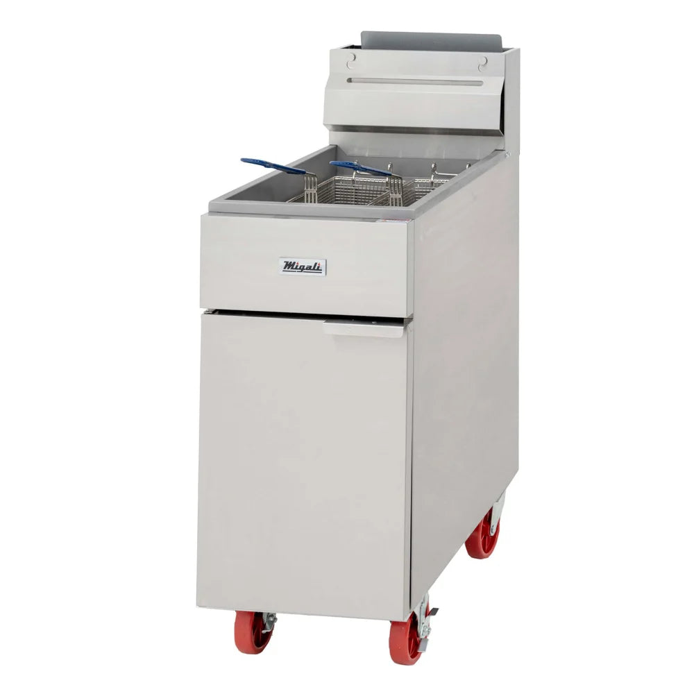 Migali C-F50-LP Gas Fryer - (1) 50 lb Vat, Floor Model, Liquid Propane