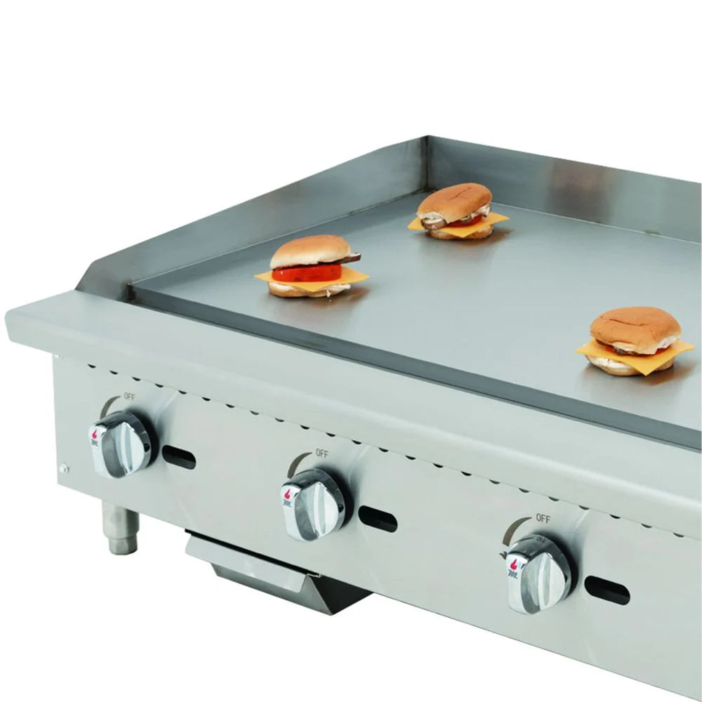 Migali C-G36 36" Gas Griddle w/ Manual Controls - 3/4" Steel Plate, Natural Gas