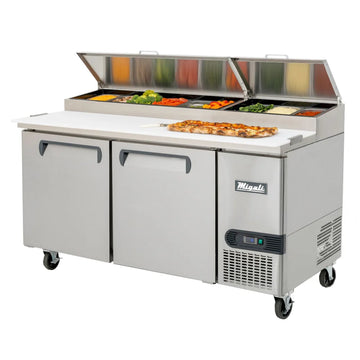 Migali C-PP67-HC 67" Competitor Series® Pizza Prep Table w/ Refrigerated Base, 115v