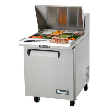Migali C-SP27-12BT-HC 27 1/2" Competitor Series® Sandwich/Salad Prep Table w/ Refrigerated Base, 115v