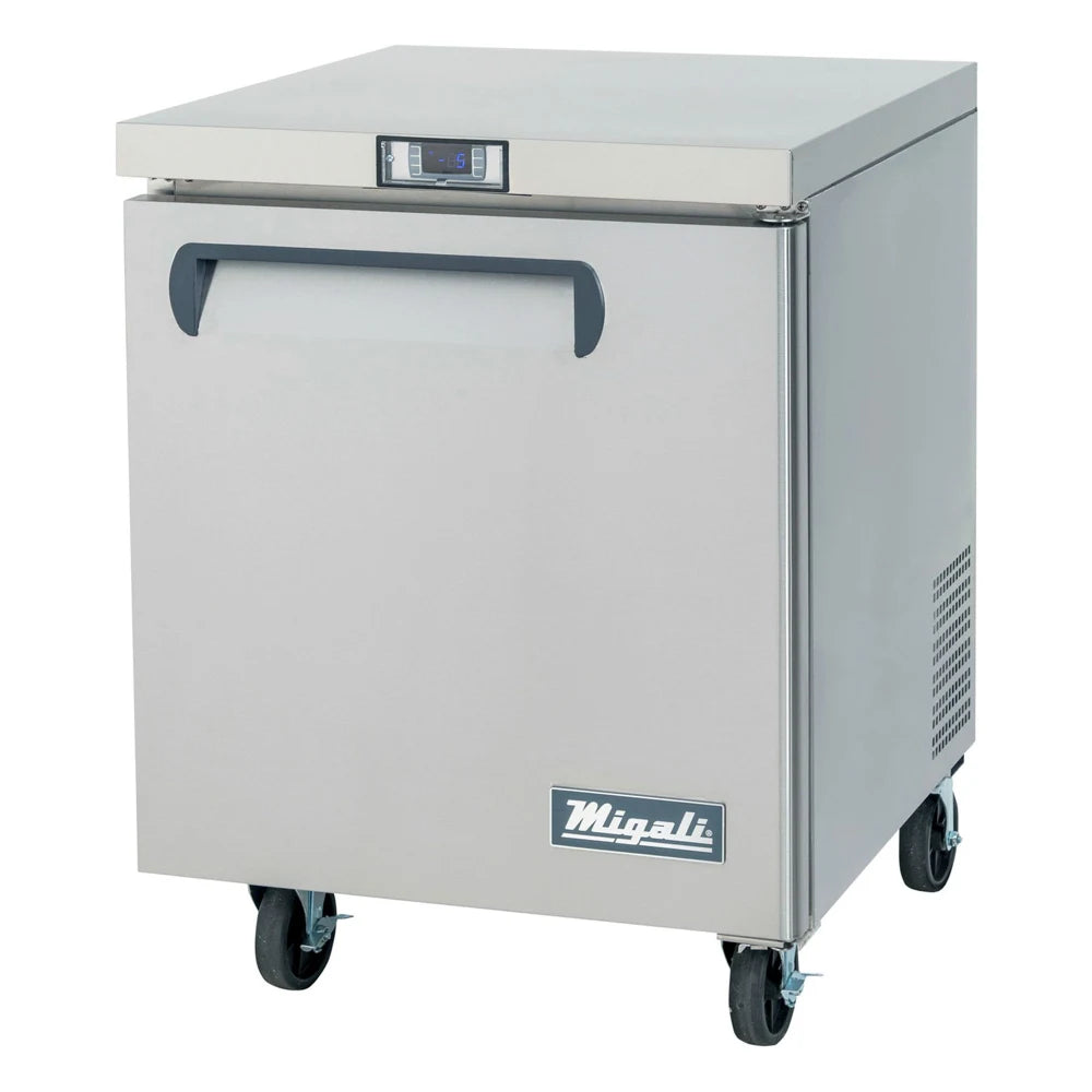 Migali C-U27F-HC 27 1/2" W Undercounter Freezer w/ (1) Section & (1) Door, 115v
