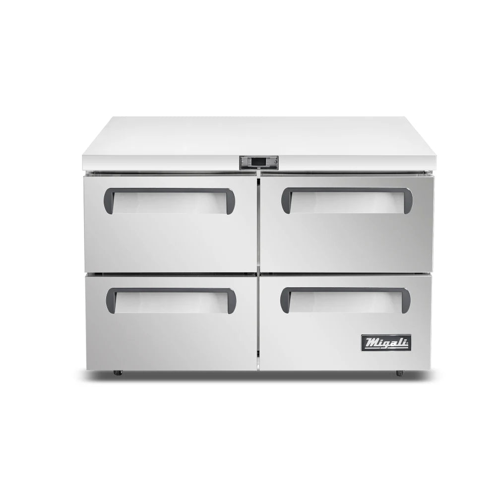 Migali C-U48R-D-HC 48 1/4" Competitor Series® Worktop Refrigerator w/ (2) Sections & (2) Drawers, 115v