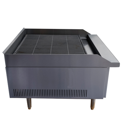 SABA CB-24 Gas Radiant Charbroiler – 24", 3 Burners, 20,000 BTU Each, Stainless Steel, Natural Gas/Propane