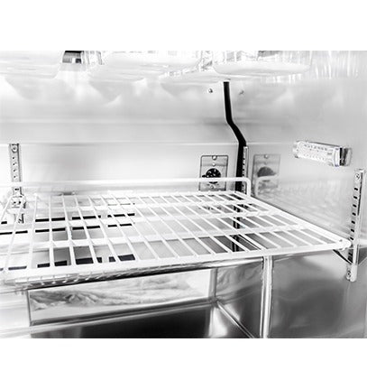 Saba Corpusa SPS-48-18M Mega-Top Sandwich/Salad Prep Table – 46-3/4" Stainless Steel Station with 18 Pans & 9.5 Cu. Ft. Storage