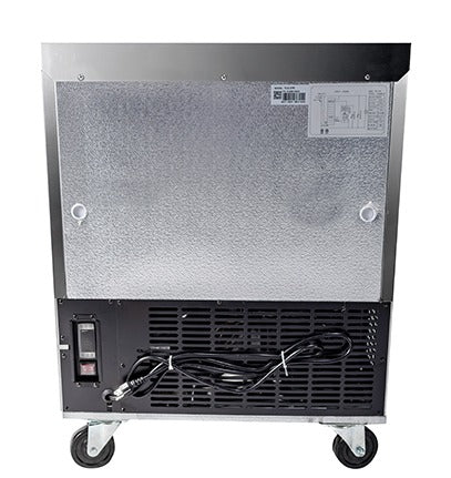 Saba SUC-27R Under-Counter Refrigerator – 6.3 Cu.Ft Stainless Steel Commercial Unit