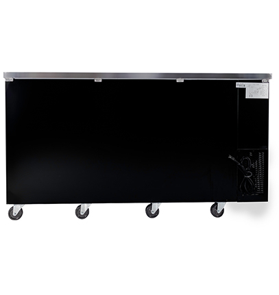 Saba SBB-24-72G Glass Door Back Bar Cooler – 72" Commercial Refrigerated Display Unit