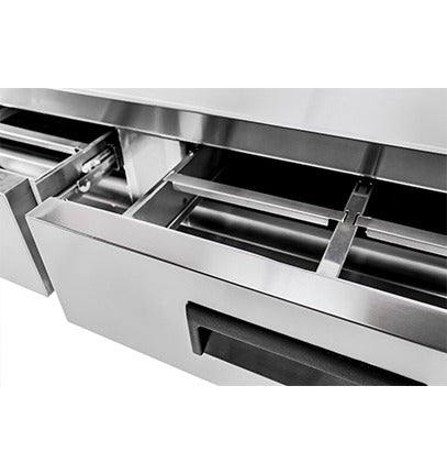 Saba Unit Saba SCB-72 Four Drawer Chef Base Refrigerator – 47 Cu.Ft Commercial ...