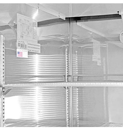Saba Corpusa ST-23RG Glass Door Reach-In Refrigerator, Stainless Steel (1-Door)