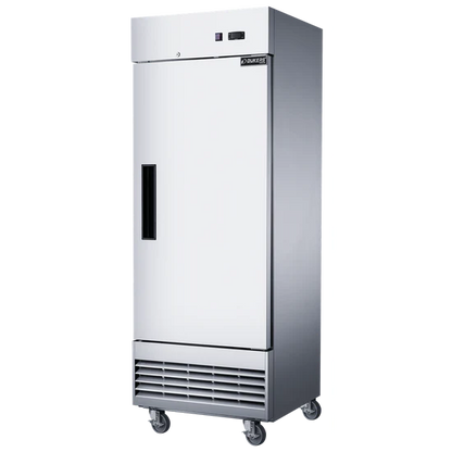 Dukers D28EF Compact Single Door Commercial Freezer in Stainless Steel