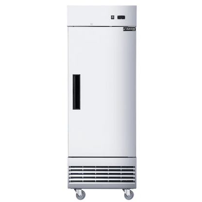 Dukers D28EF Compact Single Door Commercial Freezer in Stainless Steel