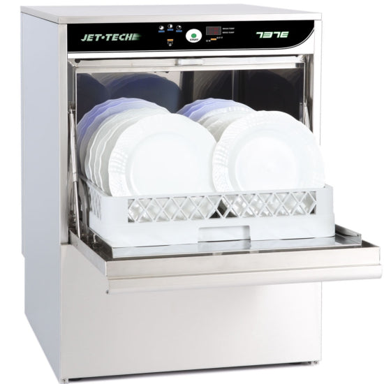 Jet Tech 737-E 24" Undercounter High Temperature Pull Door Cup and Glass Dishwasher, 30 racks/hr