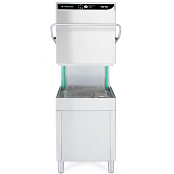 Jet Tech 757-E 26" High Hood Door Type Dishwasher High Temperature Dishwasher, 60 racks/hr