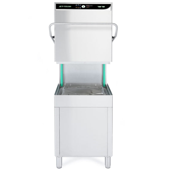Jet Tech 757-E 26" High Hood Door Type Dishwasher High Temperature Dishwasher, 60 racks/hr